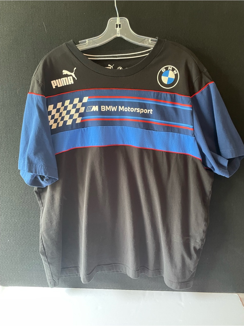 Puma x BMW Motorsport Black & Blue Racing T-Shirt